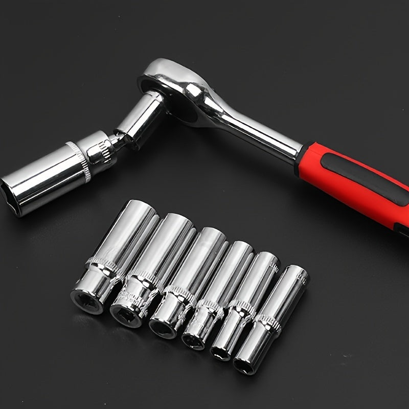Jeu de 46 outils cliquets et clés