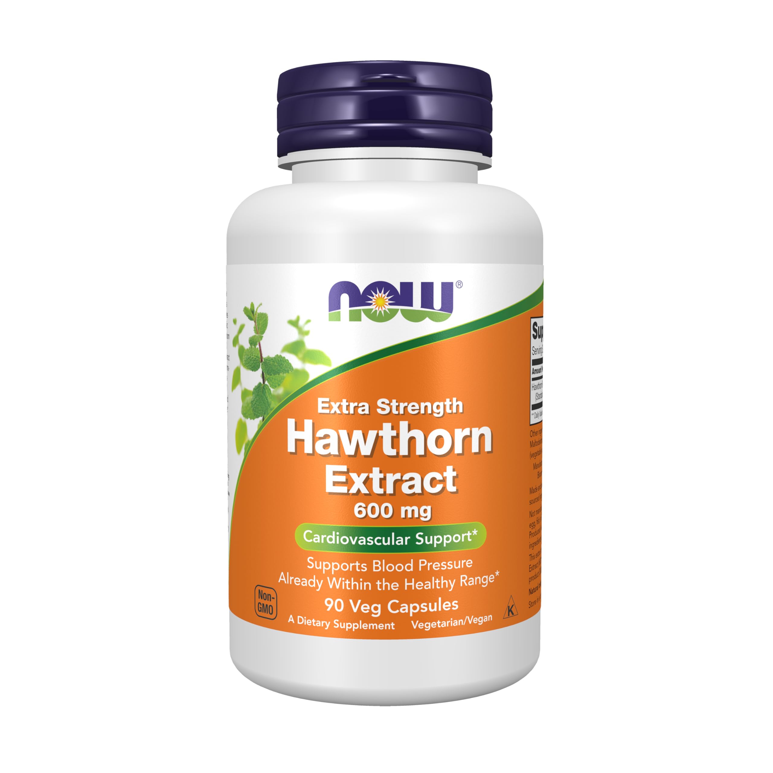 Now Foods Extra Strength Hawthorn Extract 600mg 90 Vcaps - 4699