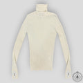 Pull à manches longues en cachemire Chrome Hearts, coloris crème