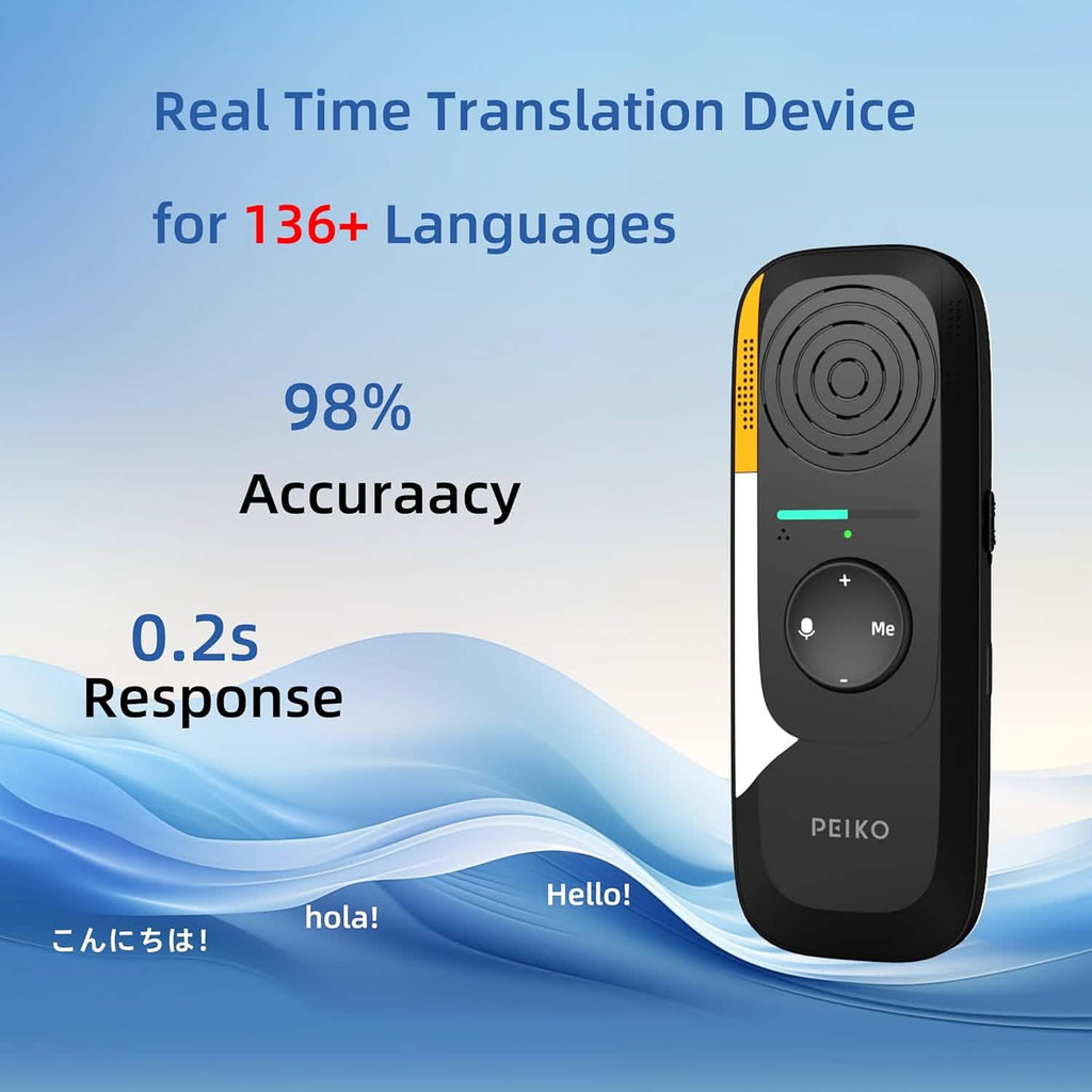 Appareil de traduction linguistique portable – 136 langues
