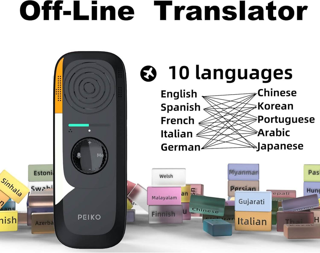 Appareil de traduction linguistique portable – 136 langues