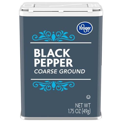 Kroger Poivre noir grossièrement moulu 49,6 g