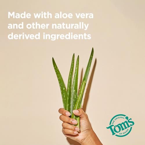Tom's Of Maine Déodorant Naturel Sans Aluminium Rose Vanille Pour Femmes et Hommes | Transparent à l'application | Protection Contre Les Odeurs et l'Humidité | Ingrédients D'origine Naturelle et Rétenteurs d'Hydratation | 92 g