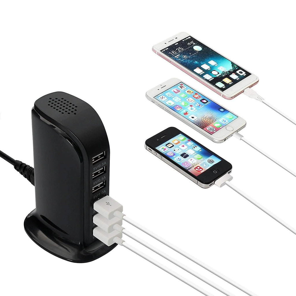 Station de recharge USB 6 ports 40 watts pour smartphones et tablettes
