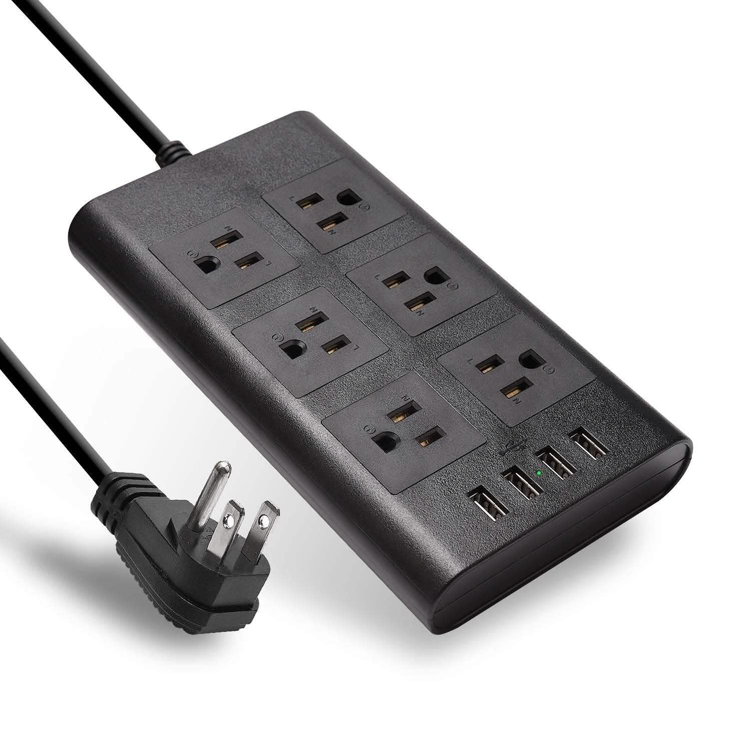 Parasurtenseur multiprise USB de 2,98 m