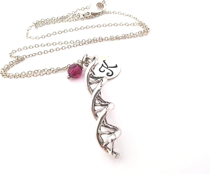 Collier Breloque ADN - Bijoux Personnalisés en Argent Sterling