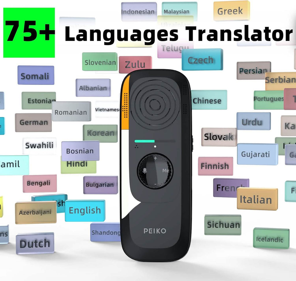 Appareil de traduction linguistique portable – 136 langues