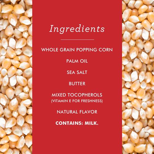 Mini-sacs de maïs soufflé à micro-ondes Orville Redenbacher's Skinnygirl, saveur beurre et sel de mer, 1,5 oz, paquet de 10