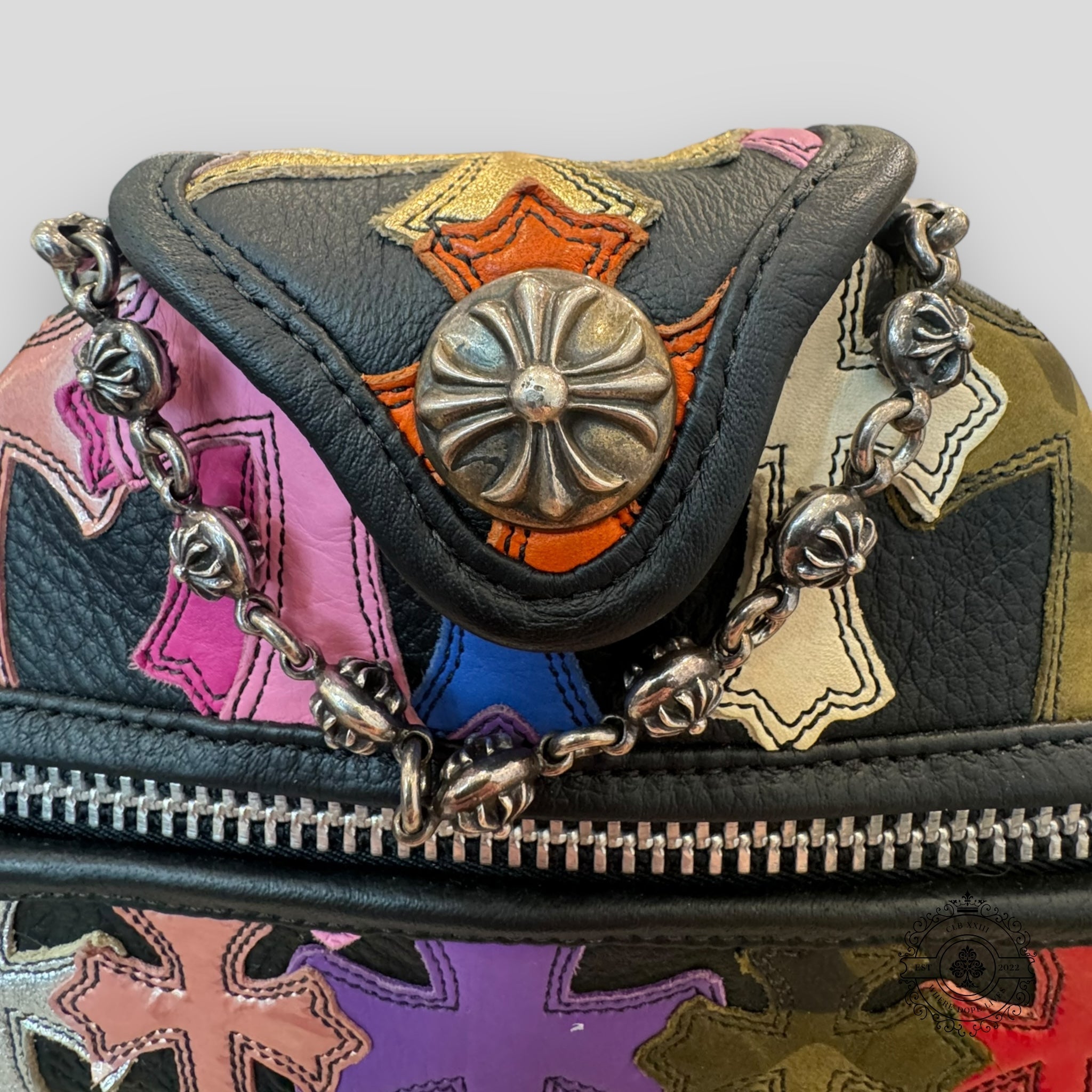 Sac polochon Chrome Hearts Multicolor Cross Patch