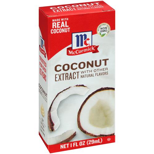 Extrait de noix de coco avec autres arômes naturels McCormick, 1 fl oz