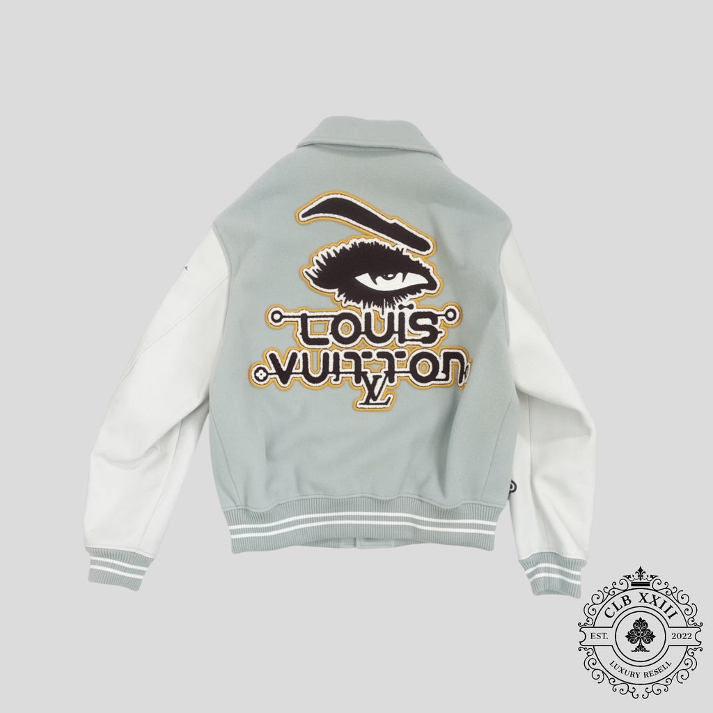 Blouson Teddy Louis Vuitton Studios bleu