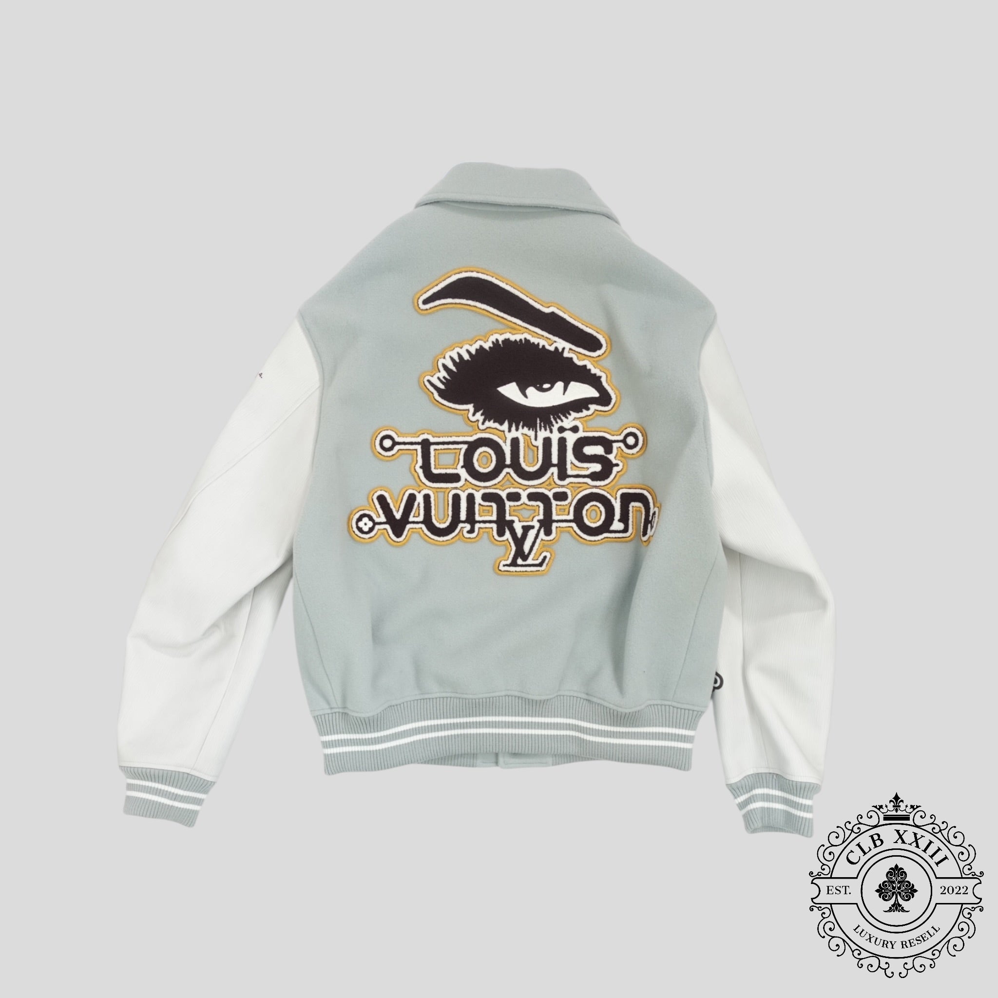 Blouson Teddy Louis Vuitton Studios bleu
