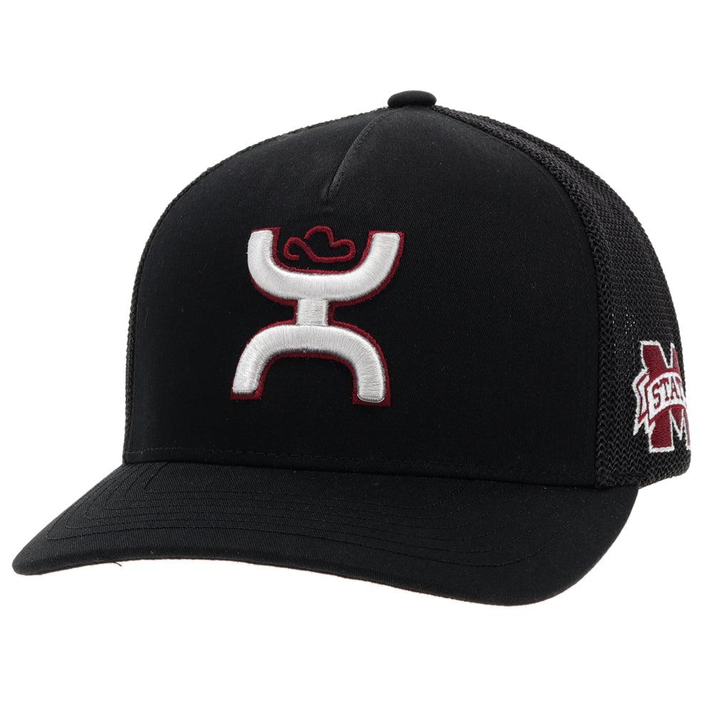 Casquette de routier ajustée HOOey Mississippi State (noir/gris/marron)