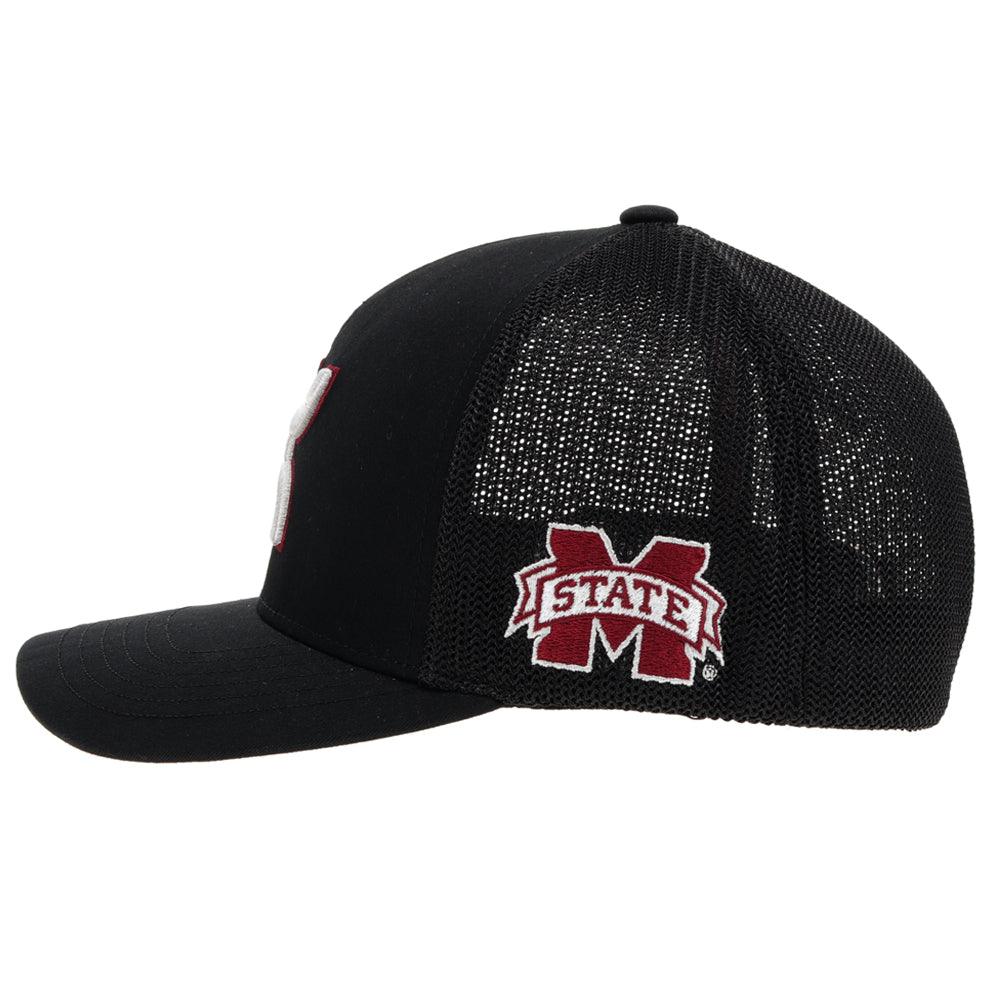 Casquette de routier ajustée HOOey Mississippi State (noir/gris/marron)