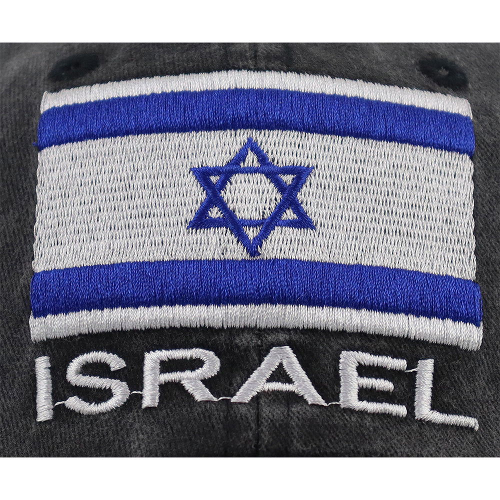 Casquette de baseball ajustable drapeau d'Israël
