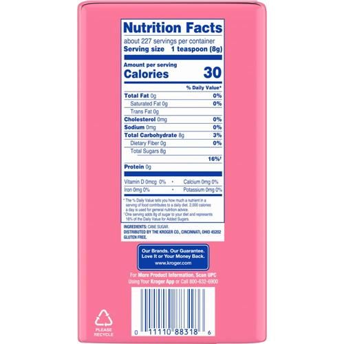 Sucre en poudre de canne pure Kroger 1,81 kg