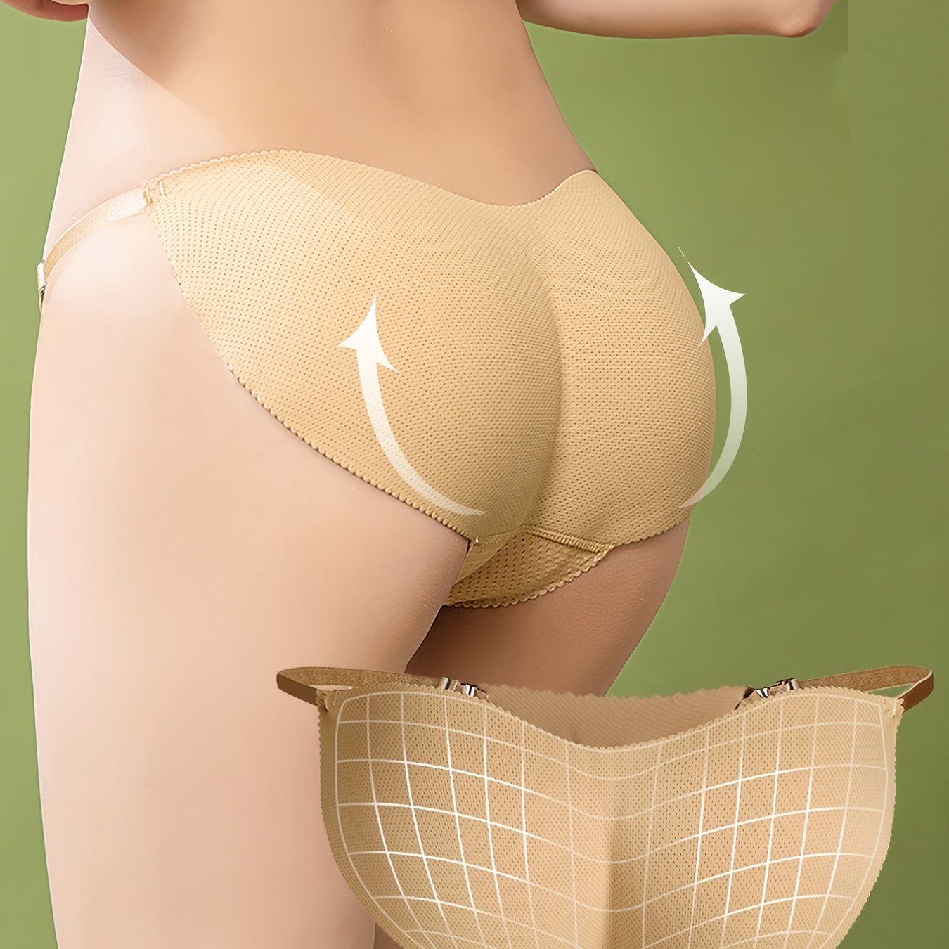 Culotte Invisible Push-up Effet Faux Fesses pour Femme – Lingerie Féminine Ultra-Fine, Respirante et Sans Couture pour un Rehaussement Naturel et un Confort Optimal Toute la Journée
