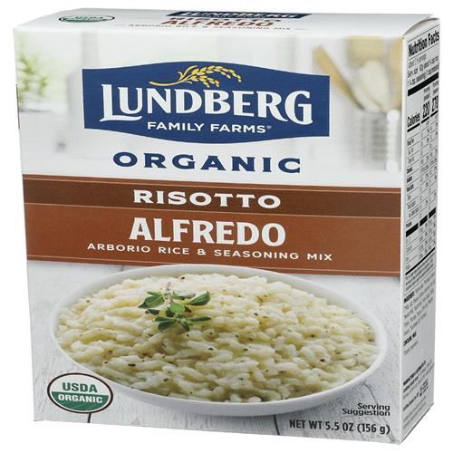 Lundberg Risotto, Alfredo Biologique, 5,5 oz