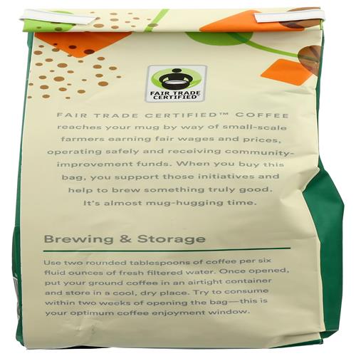 Café moulu biologique au caramel Whole Foods Market, 340 grammes