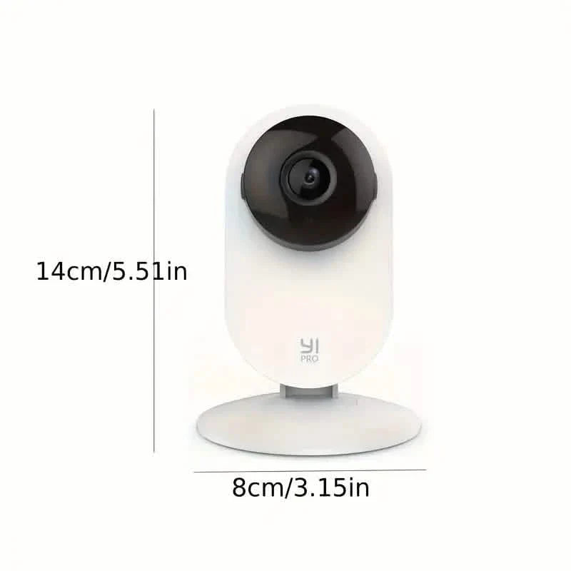Caméra Wi-Fi 2K HD intérieure/extérieure – Vision nocturne couleur, audio bidirectionnel, suivi des mouvements