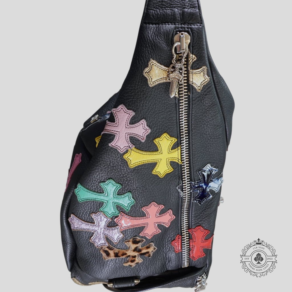 Sac banane Chrome Hearts XXL multicolore