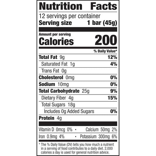 Larabar Apple Pie, Gluten Free Vegan Fruit & Nut Bars, 1.6 Oz Bars, 12 Ct