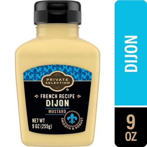 Moutarde de Dijon de recette française sélection privée 9 oz