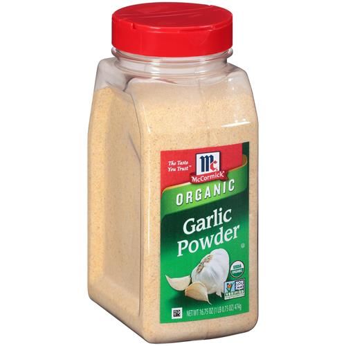 Poudre d'ail biologique McCormick, 475 g