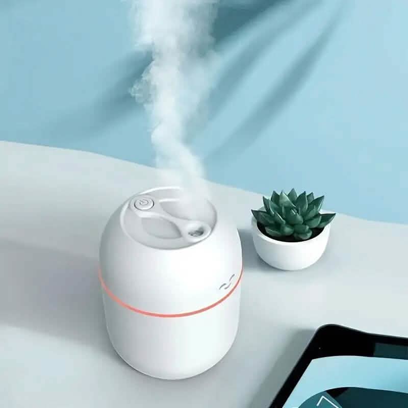 Humidificateur portable d'aromathérapie de 210 ml alimenté par USB avec veilleuse LED
