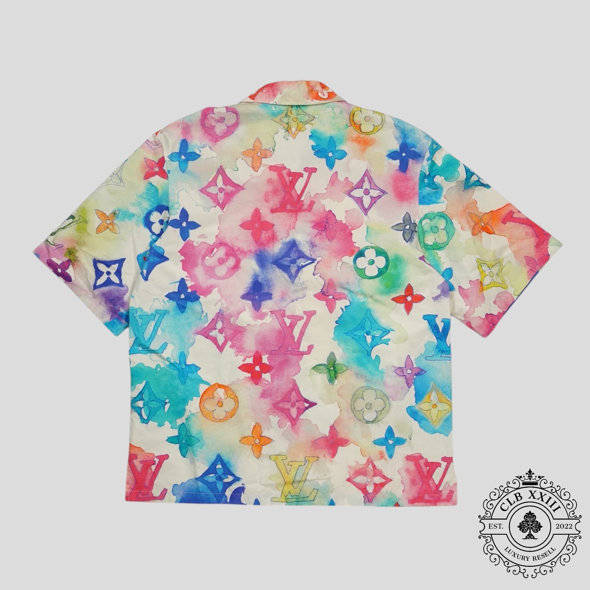 Chemise Boutonnée Louis Vuitton Aquarelle Multicolore