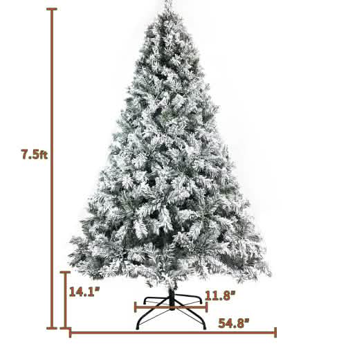 Sapin de Noël artificiel articulé de 2,3 m