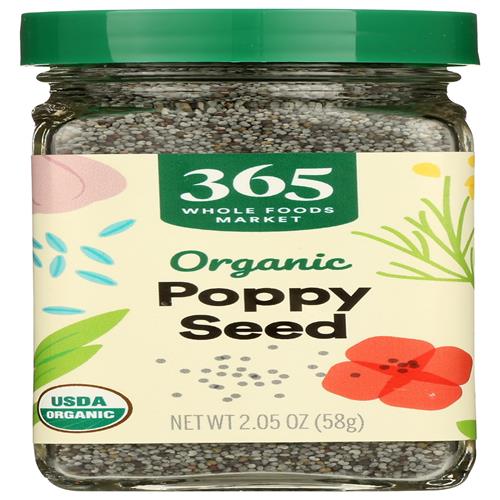 Graines de pavot biologiques Whole Foods Market, 2,05 onces
