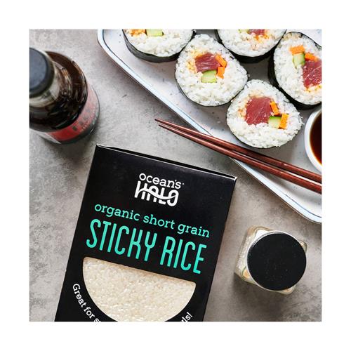 Riz gluant à grains courts biologique Oceans Halo, 907 g