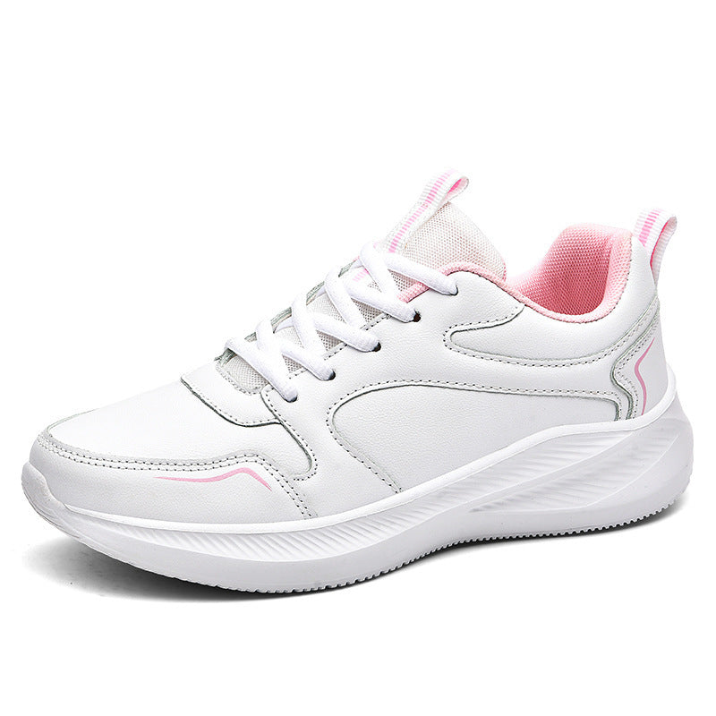 Baskets imperméables en cuir pour femme