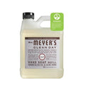 Recharge de savon liquide pour les mains Mrs. Meyers Clean Day, formule sans cruauté animale et biodégradable, parfum lavande, 975 ml (paquet de 1)