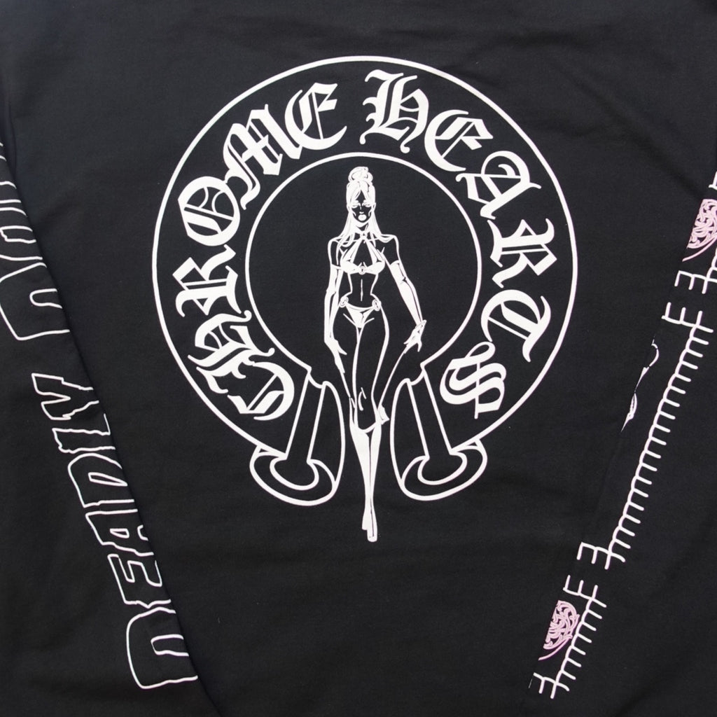 Sweat à Capuche Zippé Chrome Hearts Deadly Doll