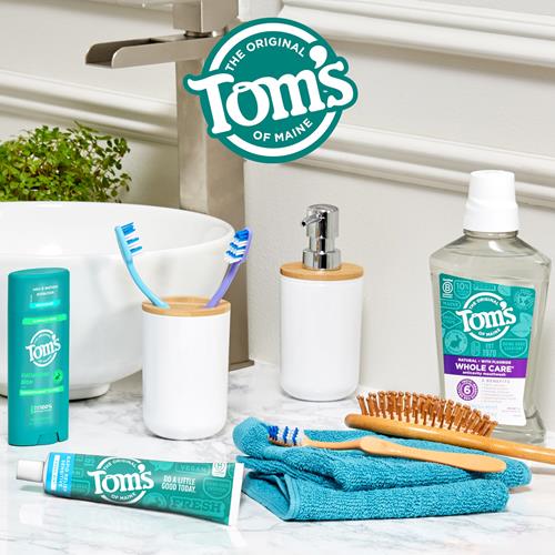 Dentifrice sensible à soulagement rapide sans fluorure Toms Of Maine, menthe fraîche, 113 g. (L'emballage peut varier)
