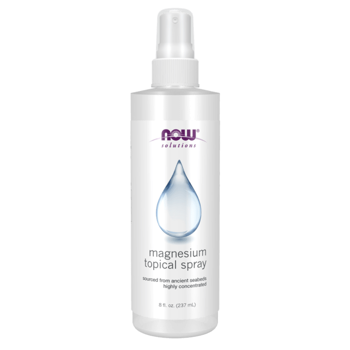 Now Solutions Spray Magnésium Topique 237ml - 7737