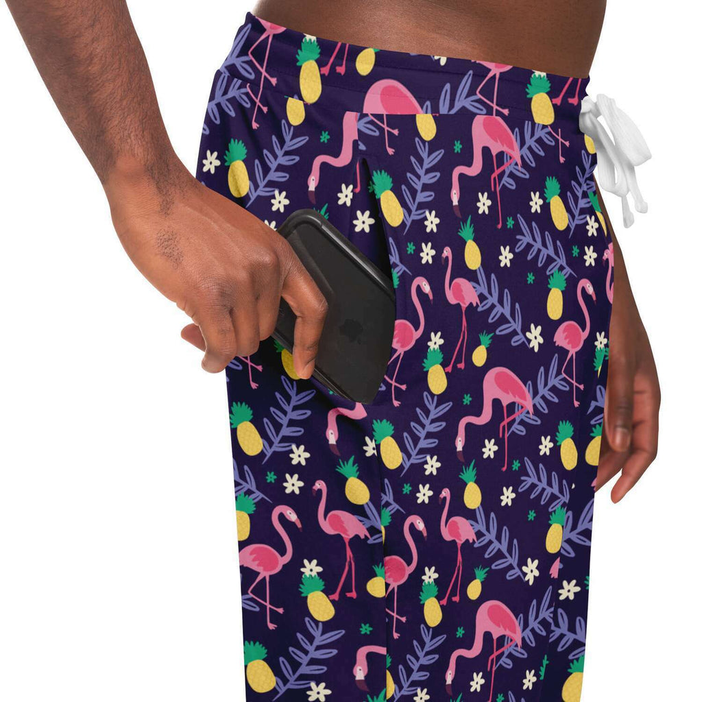 Pantalon de jogging Flamant ananas
