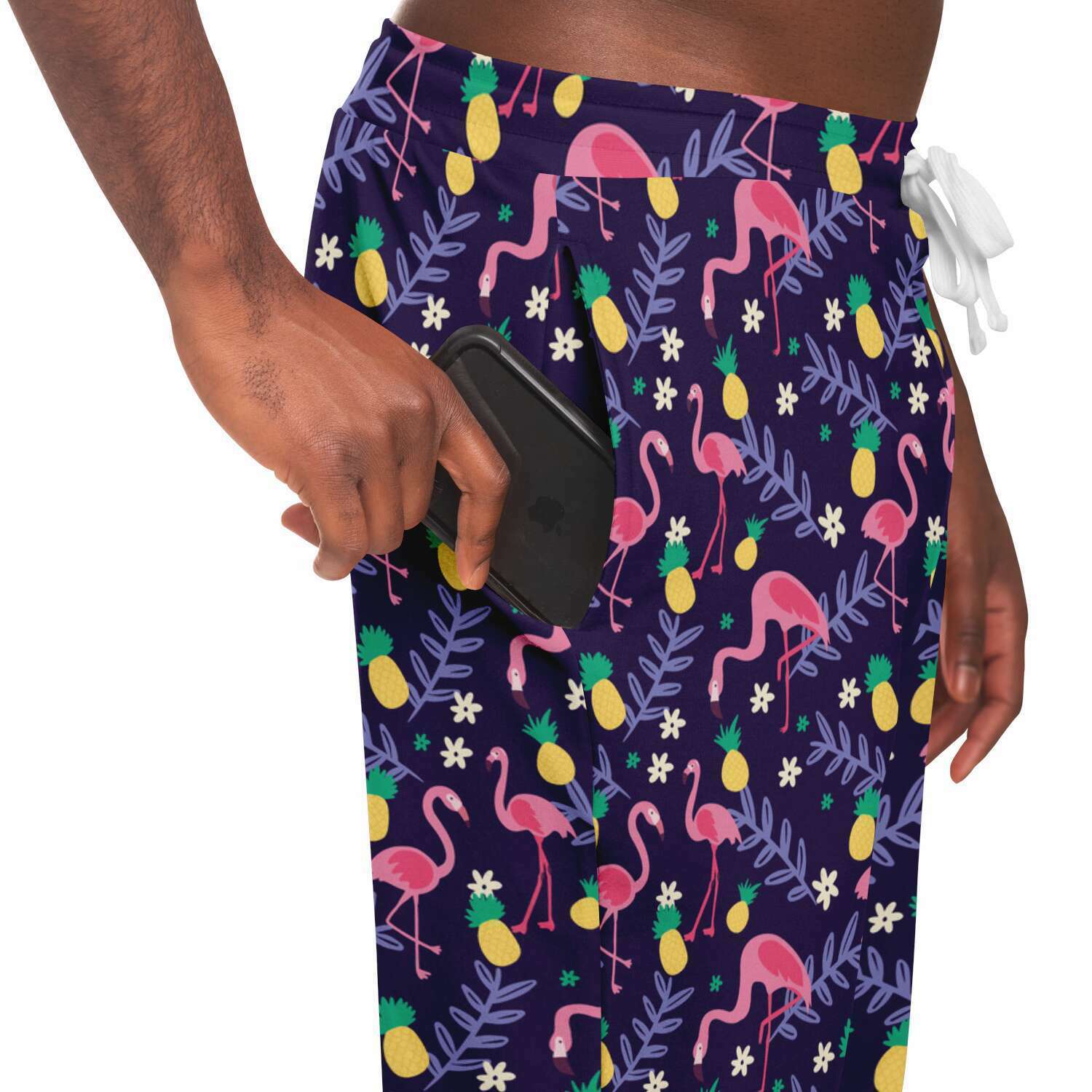 Pantalon de jogging Flamant ananas