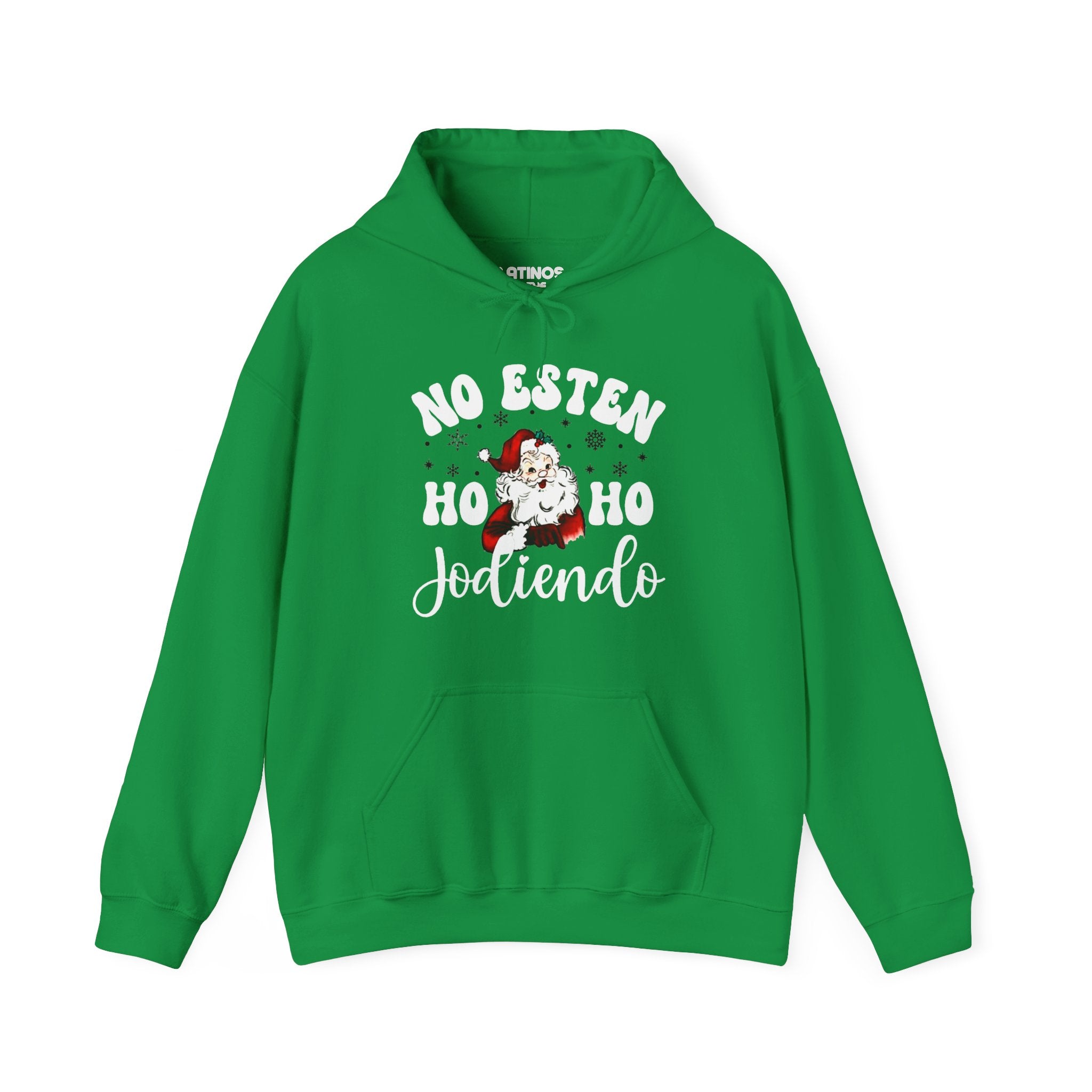 Sweat à capuche de Noël confortable « No Esten Ho Ho Jodiendo Santa Claus » | Latino | 3 COULEURS