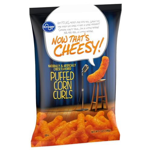 Chips de maïs soufflé au fromage Kroger, 198 g