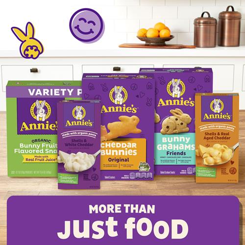 Annies Organic Friends Bunny Grahams, Pépites de chocolat, Chocolat et Miel, Biscuits Graham Cuits, 319 g