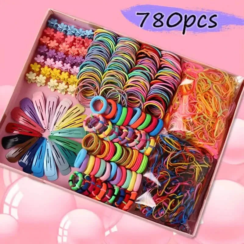 780 pièces : Accessoires pour cheveux pour filles