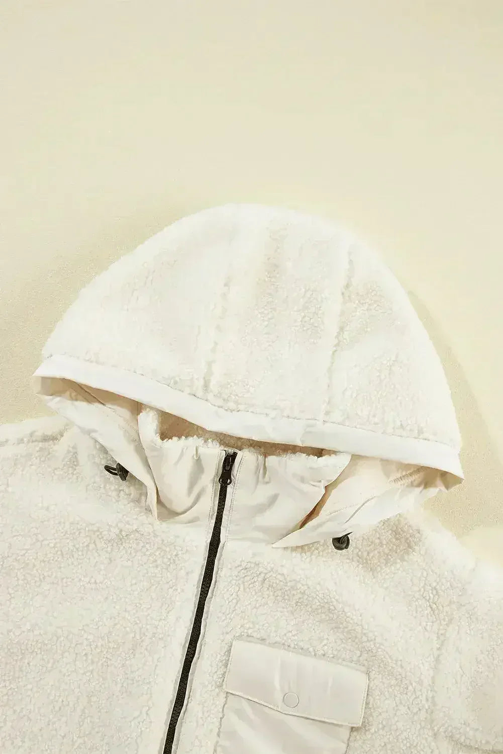 Veste Sherpa à Capuche et Poches Jet Stream