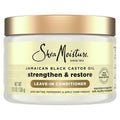Sheamoisture 100% pur revitalisant sans rinçage à l'huile de ricin noire de Jamaïque pour cheveux abîmés et pour adoucir et démêler les cheveux 325 ml
