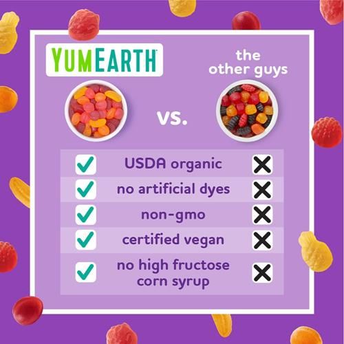 Yumearth Friandises aux fruits biologiques, assorties, 142 g
