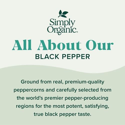 Poivre noir Simply Organic, 113 g