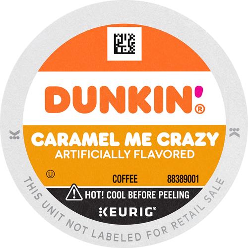 Dunkin' Café aromatisé Caramel Me Crazy, 10 capsules Keurig K-Cup