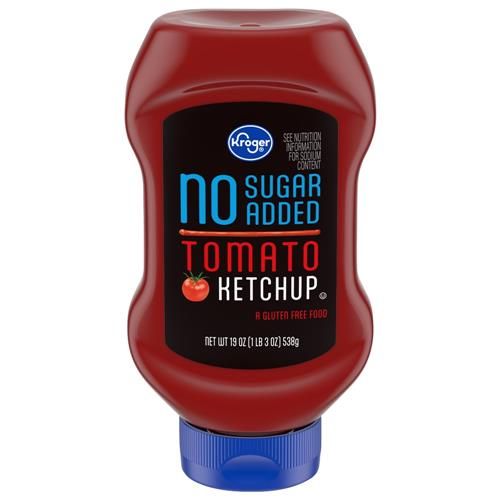Ketchup aux tomates sans sucre ajouté Kroger 538 g